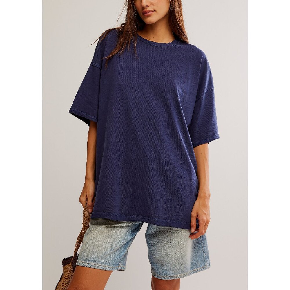 FREE PEOPLE Devon Tee / Eclipse. Size: S, M